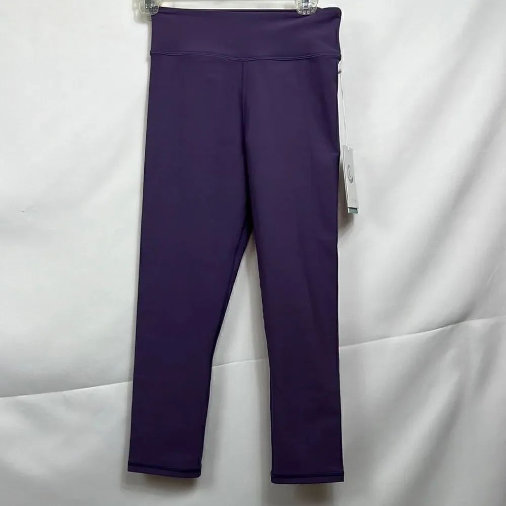 Calme by Johnny Was Light Purple Endurance Cropped Leggings NWT size small